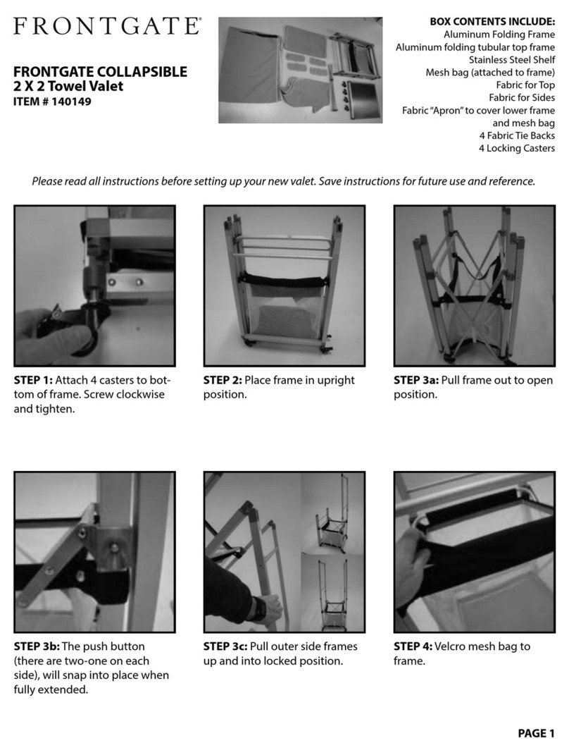 Frontgate 140149 Manuel utilisateur Frontgate 140149 Manuel utilisateur