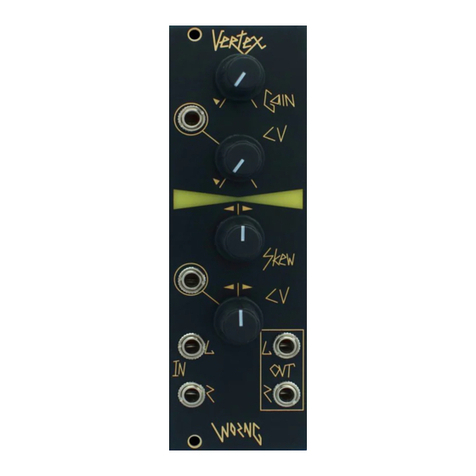 WORNG Electronics Vertex Manuel utilisateur