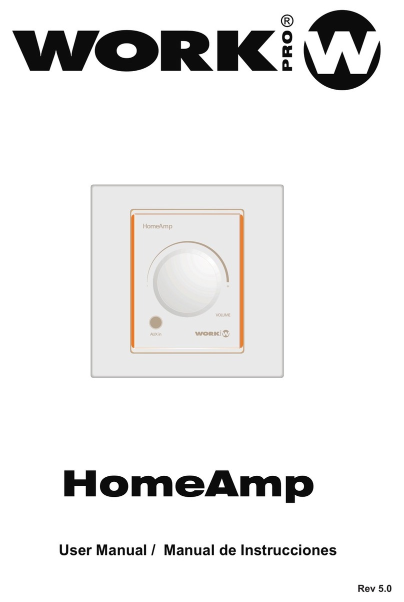 WorkPro HomeAmp Manuel utilisateur
