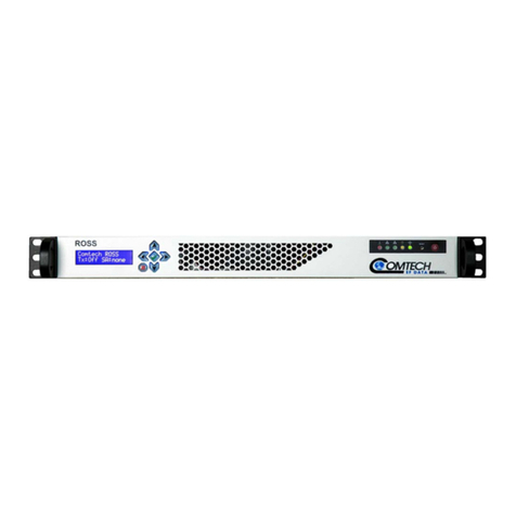 Comtech EF Data ROSS Manuel utilisateur Comtech EF Data ROSS Manuel utilisateur