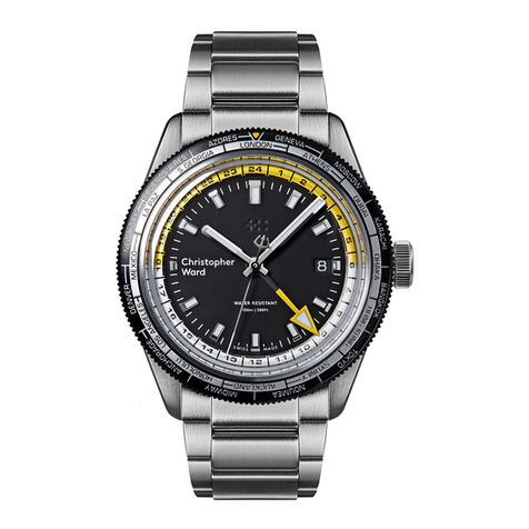 Christopher Ward C65 GMT Worldtimer Guide de l'utilisateur Christopher Ward C65 GMT Worldtimer Guide de l'utilisateur
