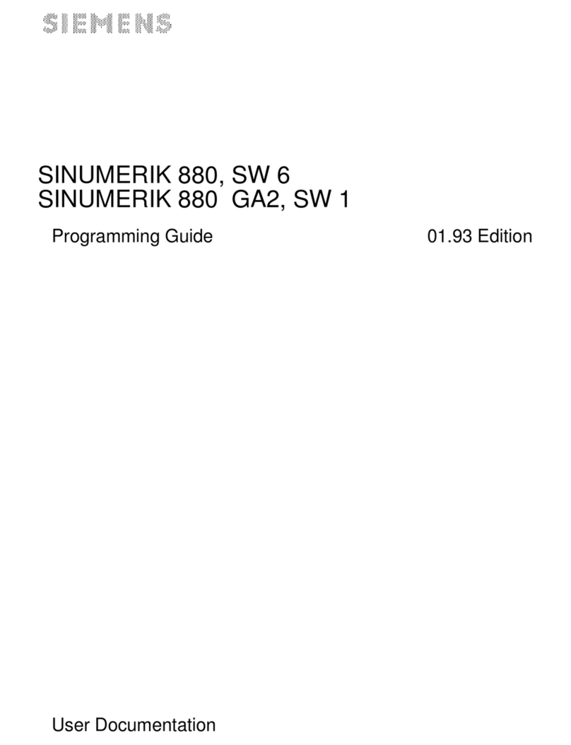 Siemens SINUMERIK 880 Mode d'emploi