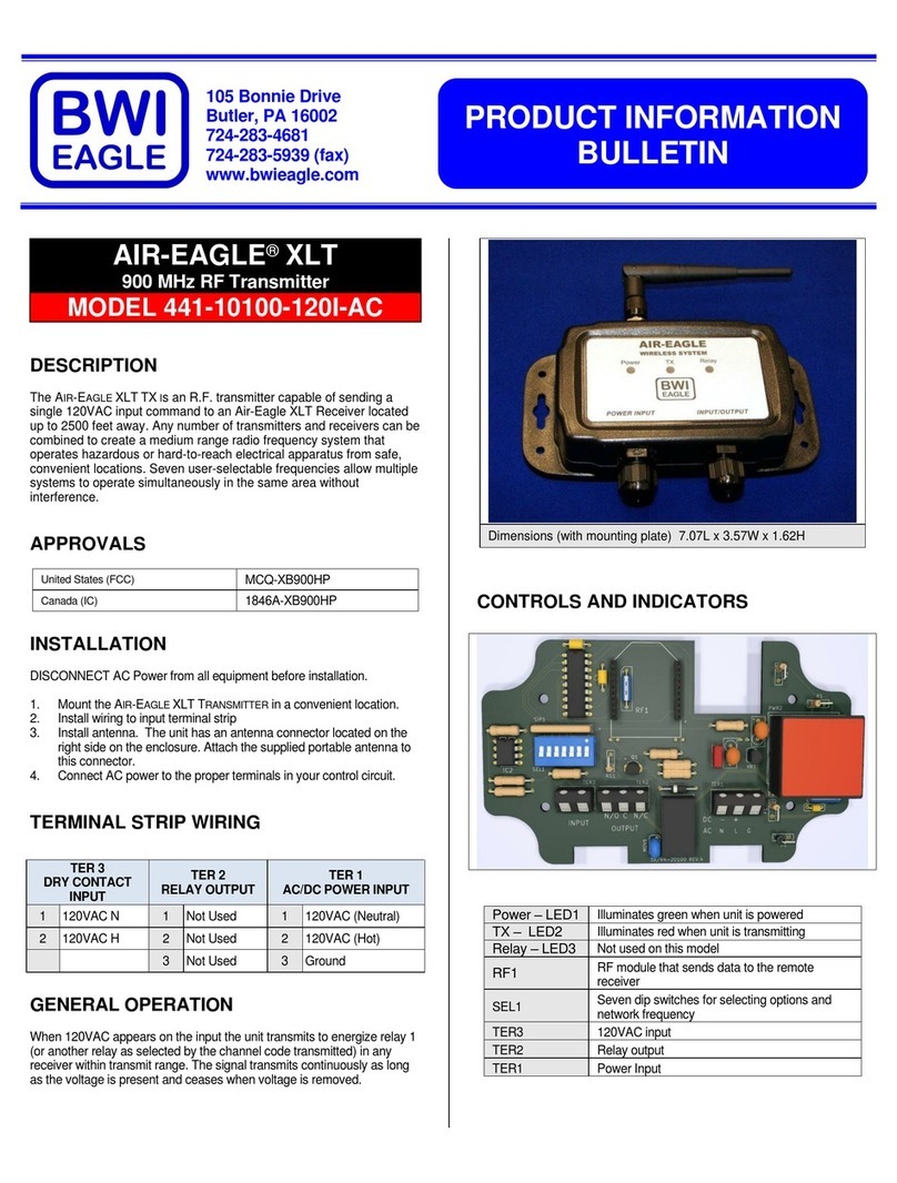 BWI Eagle AIR-EAGLE XLT Manuel