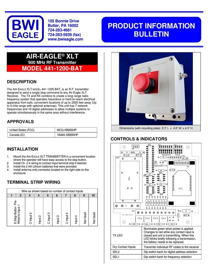 BWI Eagle AIR-EAGLE XLT Manuel