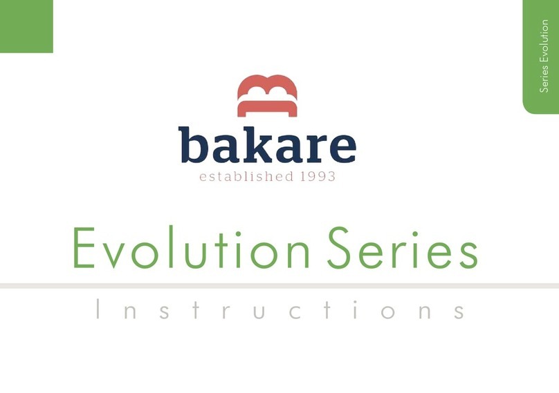 Bakare Evolution Series Manuel utilisateur