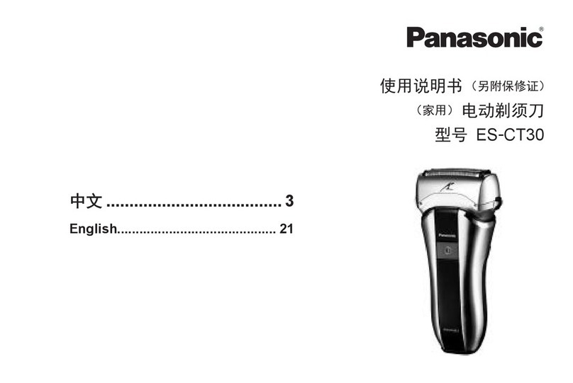 Panasonic ES-CT30 Manuel utilisateur