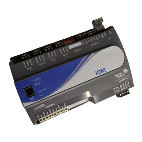 Johnson Controls IOM3711 Manuel utilisateur