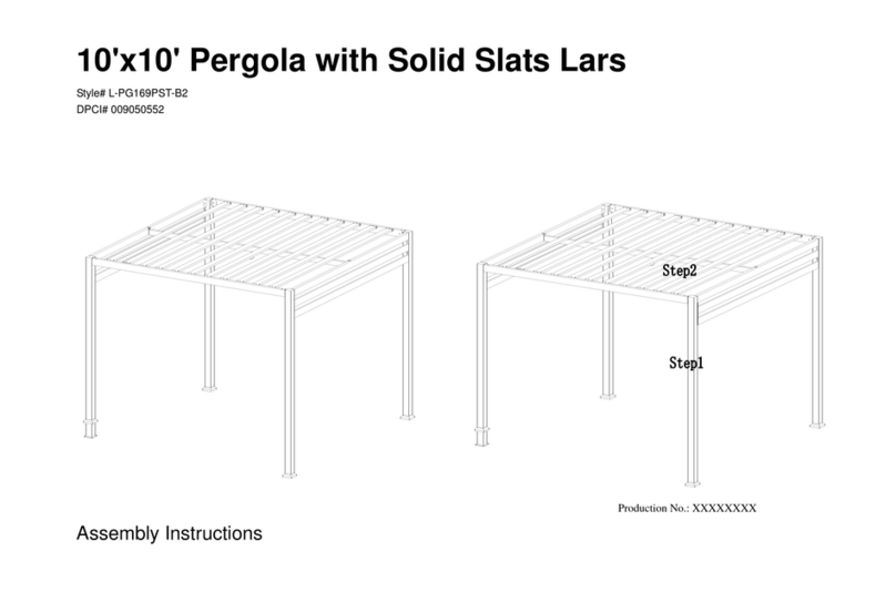 Sunjoy L-PG169PST-B2 Manuel utilisateur