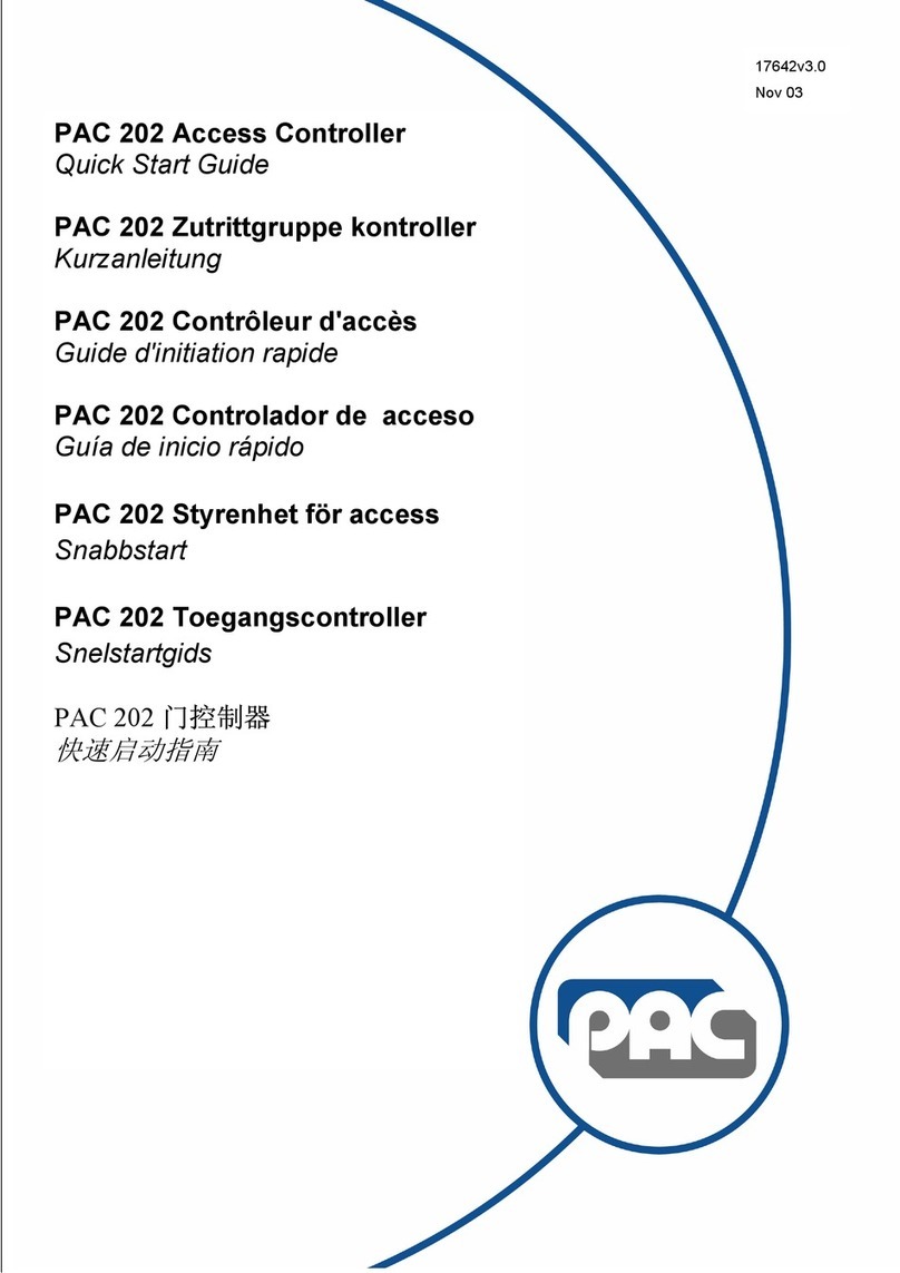 PAC 202 Manuel utilisateur