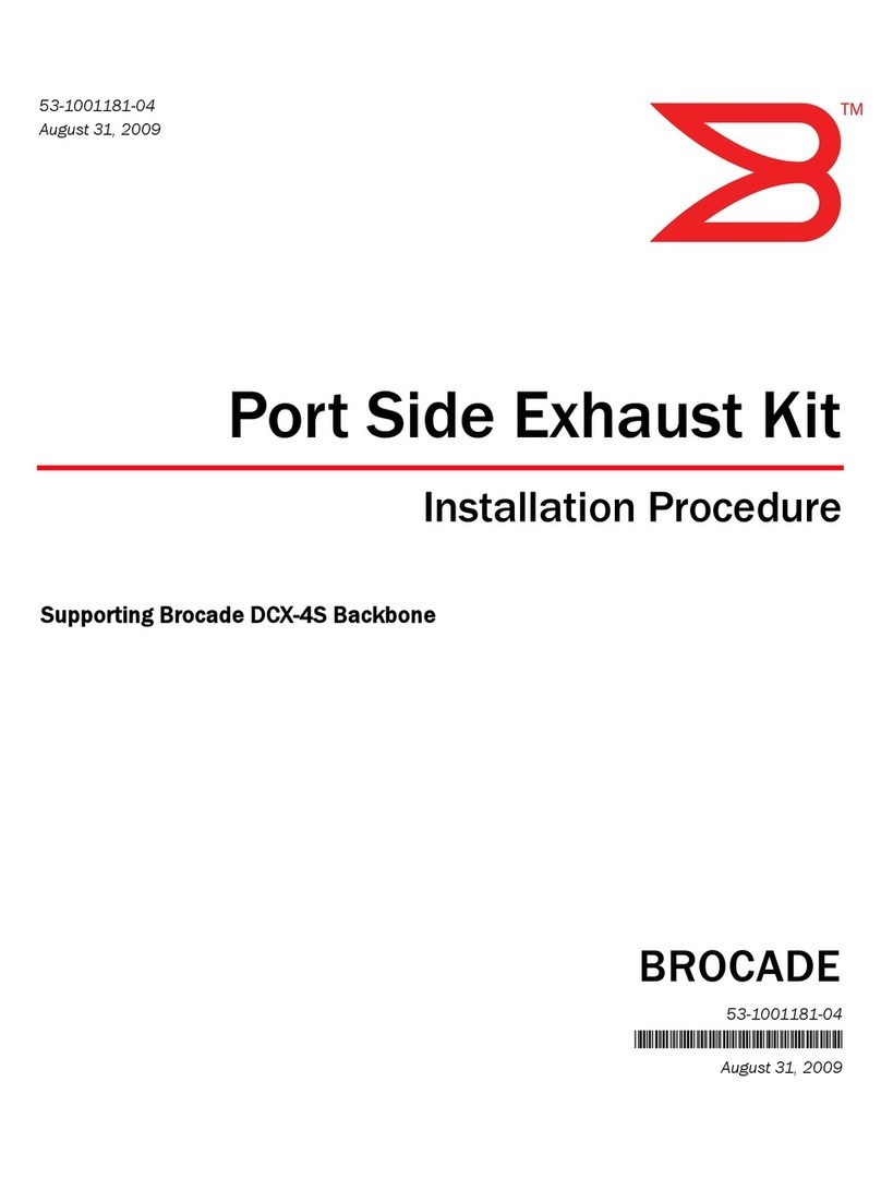 Brocade Communications Systems DCX-4S Manuel d'utilisation et d'entretien Brocade Communications Systems DCX-4S Manuel d'utilisation et d'entretien