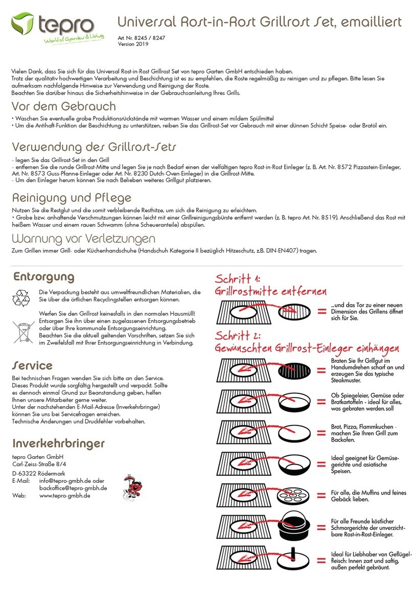 tepro 8245 Manuel utilisateur tepro 8245 Manuel utilisateur