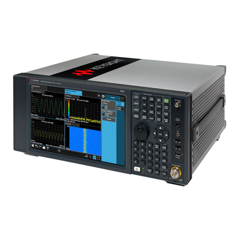 Keysight Technologies EXA N9010B Manuel d'installation et d'exploitation