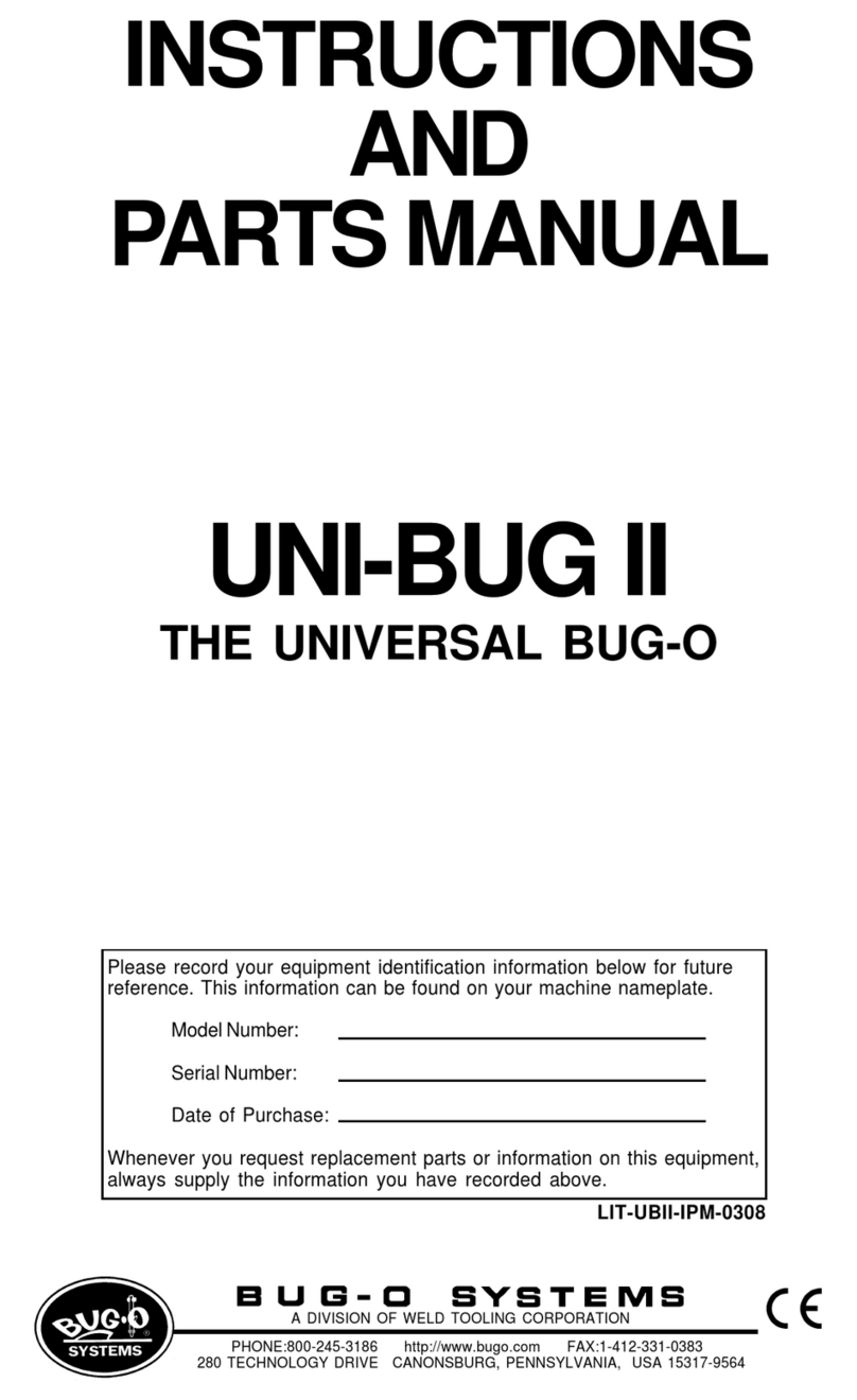 Bug-O Systems UNI-BUG II Manuel de référence technique