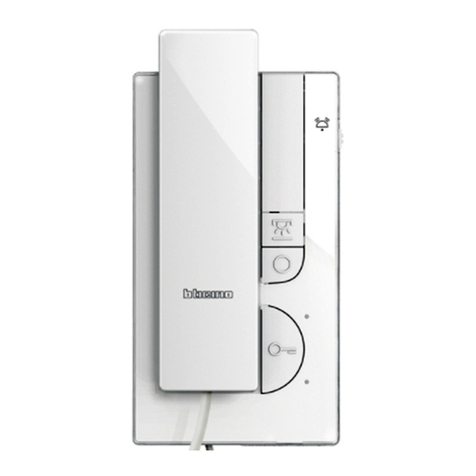 Bticino 344262 Manuel utilisateur