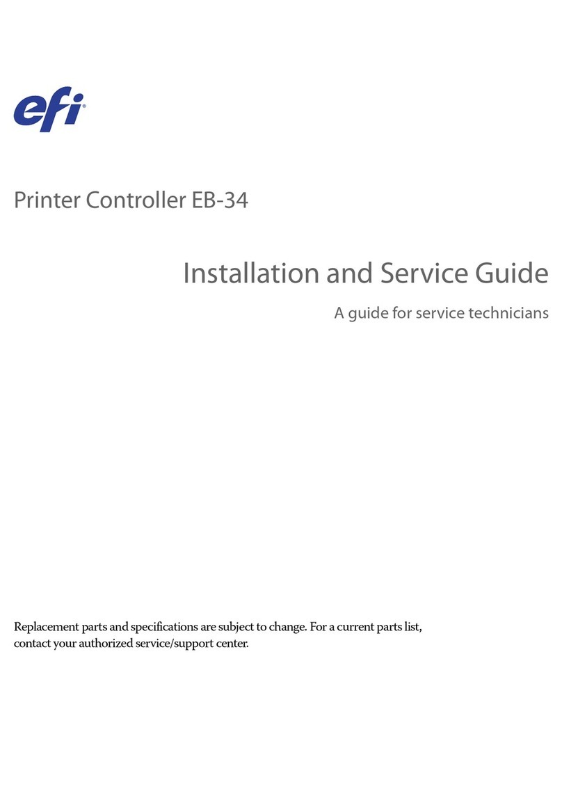 EFI EB-34 Instructions d'installation et d'entretien EFI EB-34 Instructions d'installation et d'entretien
