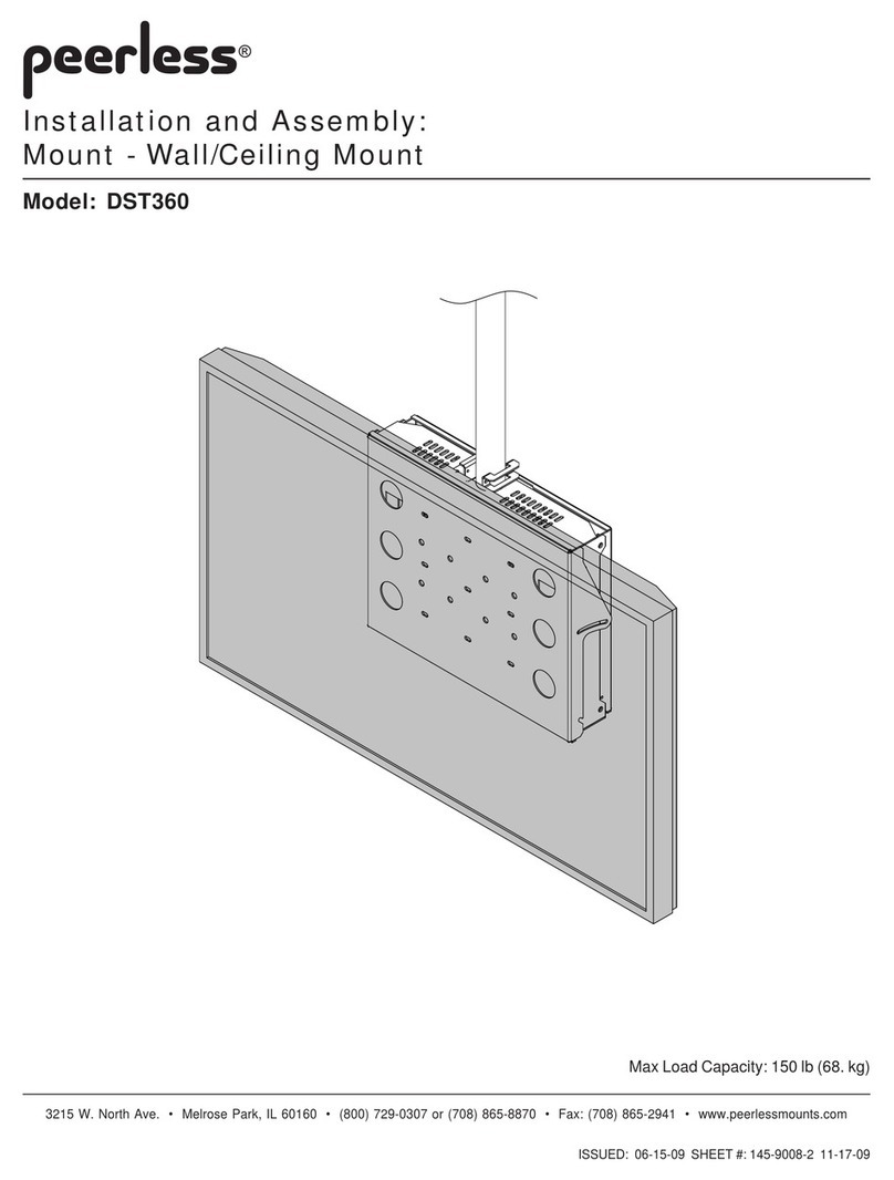 PEERLESS DST360 Mode d’emploi PEERLESS DST360 Mode d’emploi