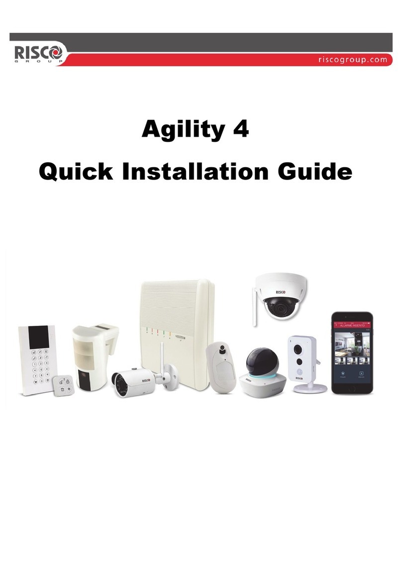 Risco Agility 4 Manuel utilisateur