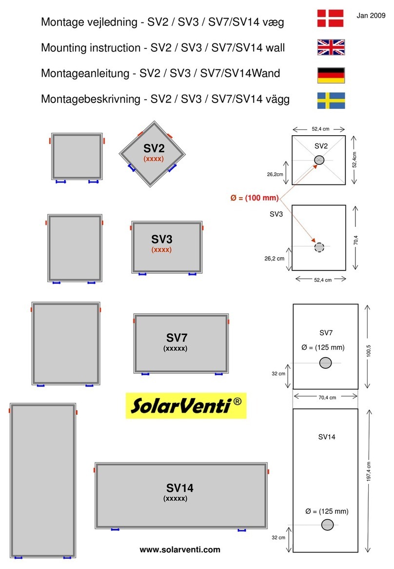 SolarVenti SV3 Guide de l'utilisateur