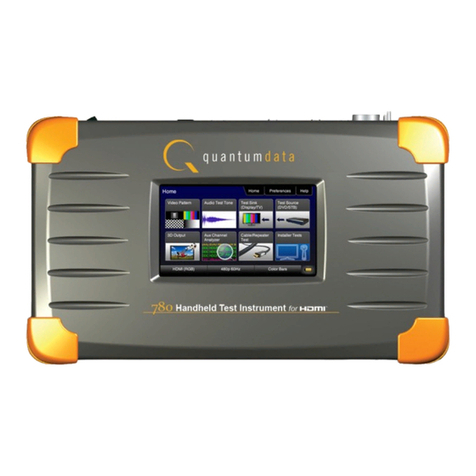 Quantum Data 780 Manuel utilisateur