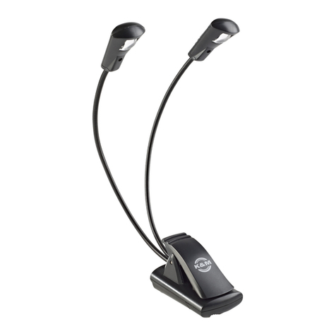Konig & Meyer Double LED FlexLight Manuel utilisateur