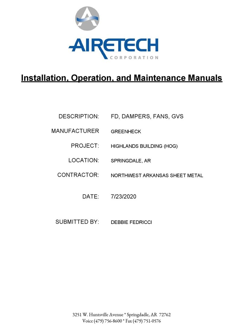 Greenheck DFD Series Manuel utilisateur Greenheck DFD Series Manuel utilisateur