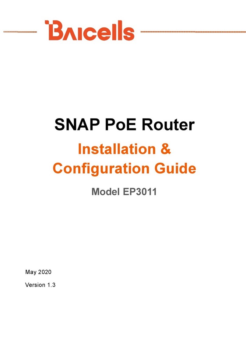 Baicells EP3011 Manuel utilisateur