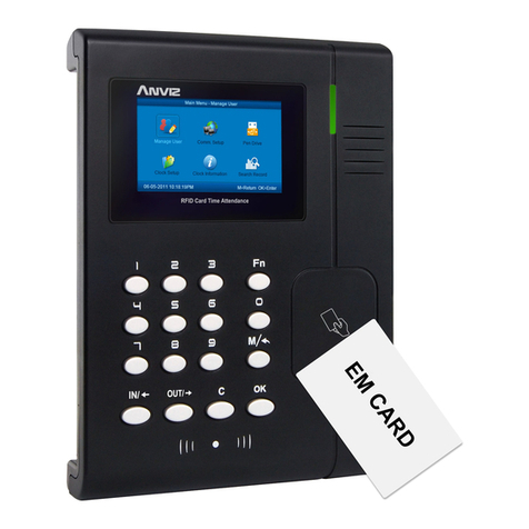 Anviz C2 Manuel utilisateur