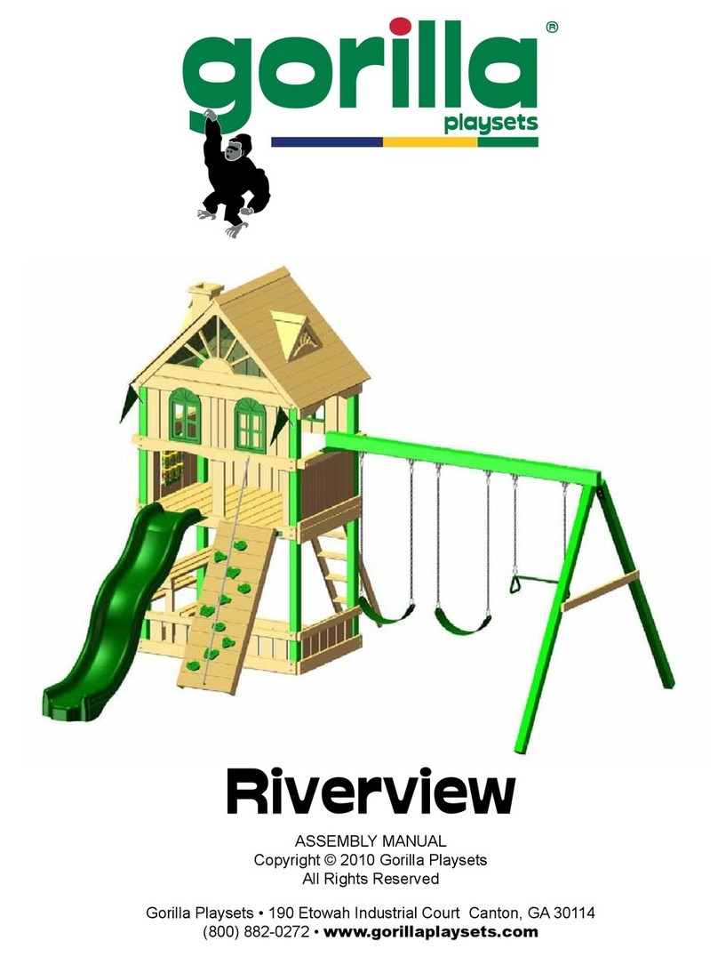 Gorilla Playsets Riverview Manuel utilisateur Gorilla Playsets Riverview Manuel utilisateur