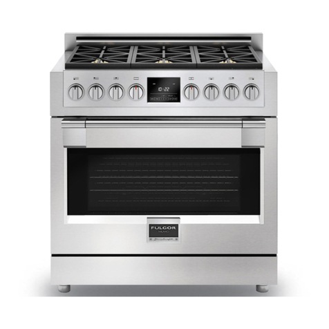 Fulgor Milano SOFIA PRO-RANGE 90 Manuel utilisateur Fulgor Milano SOFIA PRO-RANGE 90 Manuel utilisateur