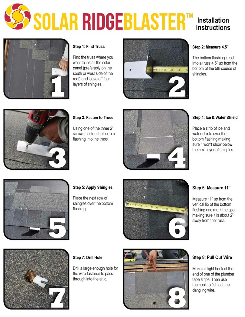 Solar Blaster RidgeBlaster Manuel utilisateur