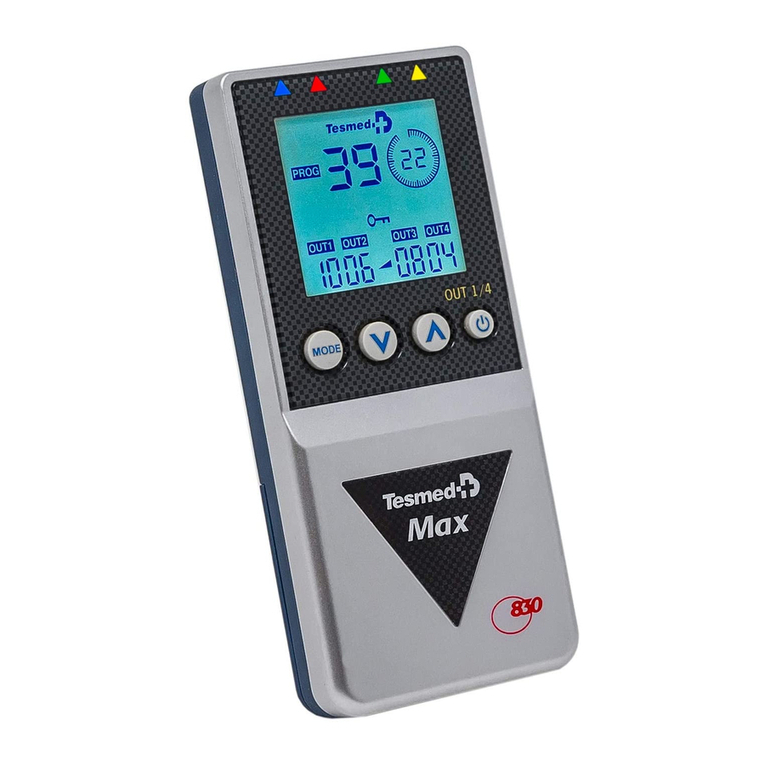 Tesmed MAX 830 Manuel du propriétaire