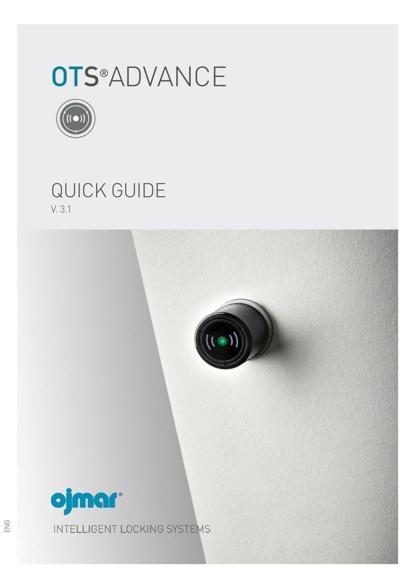 Ojmar OTS ADVANCE Manuel utilisateur