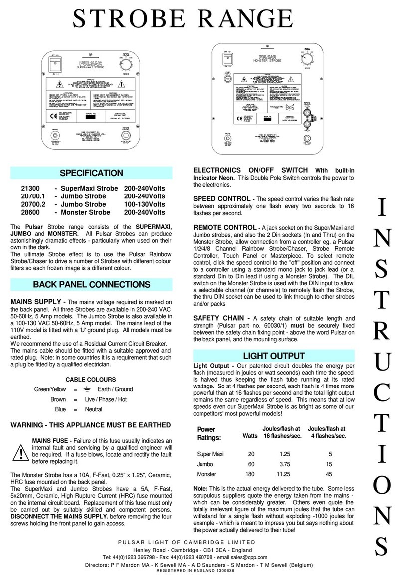 Pulsar SuperMaxi Manuel utilisateur