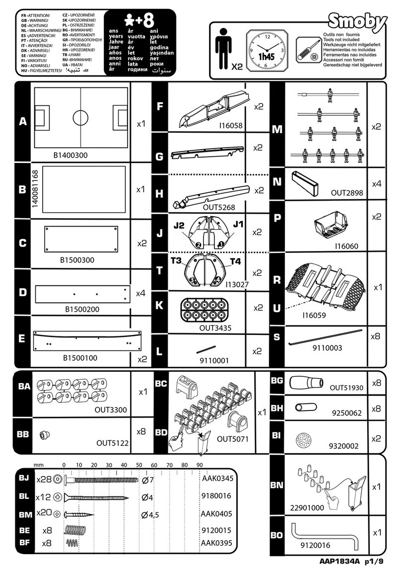 Smoby AAP1834A Manuel utilisateur