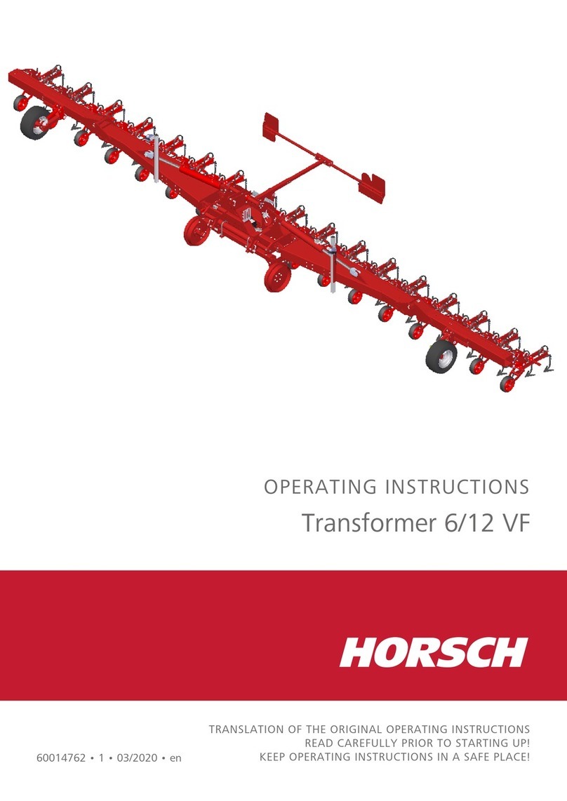 horsch Transformer 6 VF Manuel utilisateur