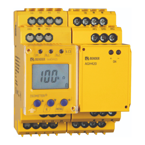 Bender ISOMETER isoEV425 Manuel utilisateur