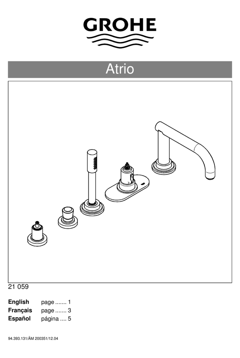 Grohe Atrio 21 059 Manuel utilisateur