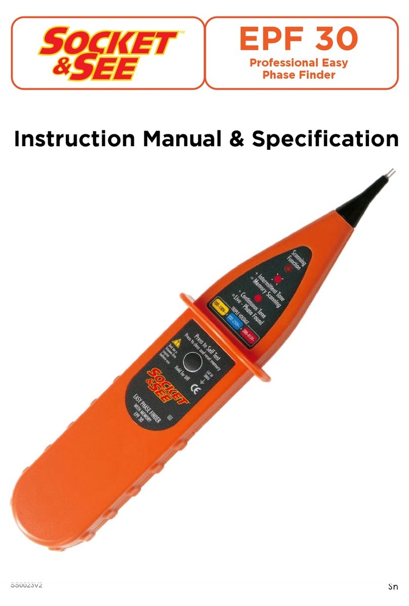 Socket & See EPF 30 Manuel utilisateur
