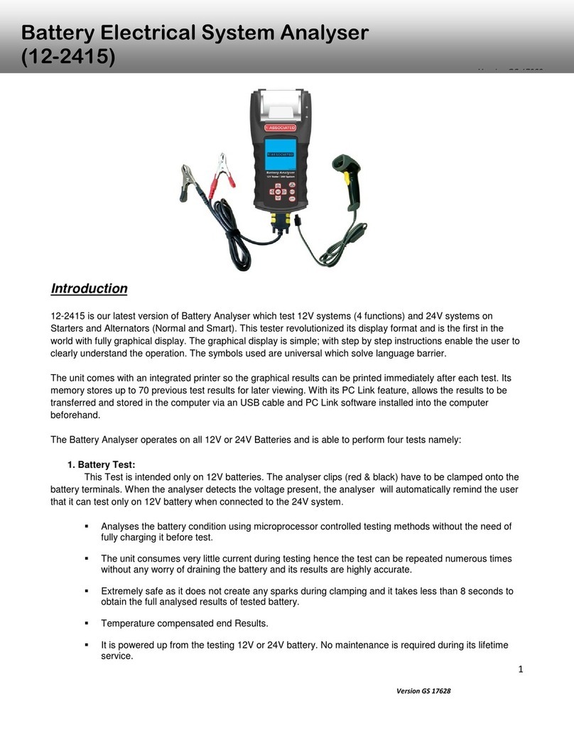 Associated Equipment 12-2415 Manuel utilisateur