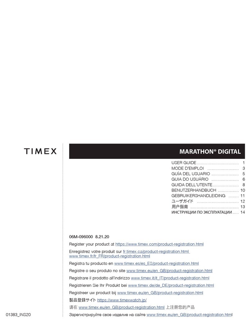 Timex Marathon Manuel utilisateur