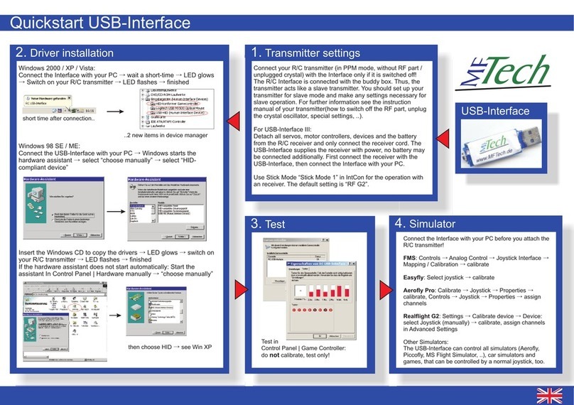 MFTech USB-Interface Manuel utilisateur
