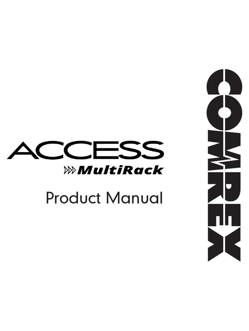 Comrex ACCESS MultiRack Manuel utilisateur