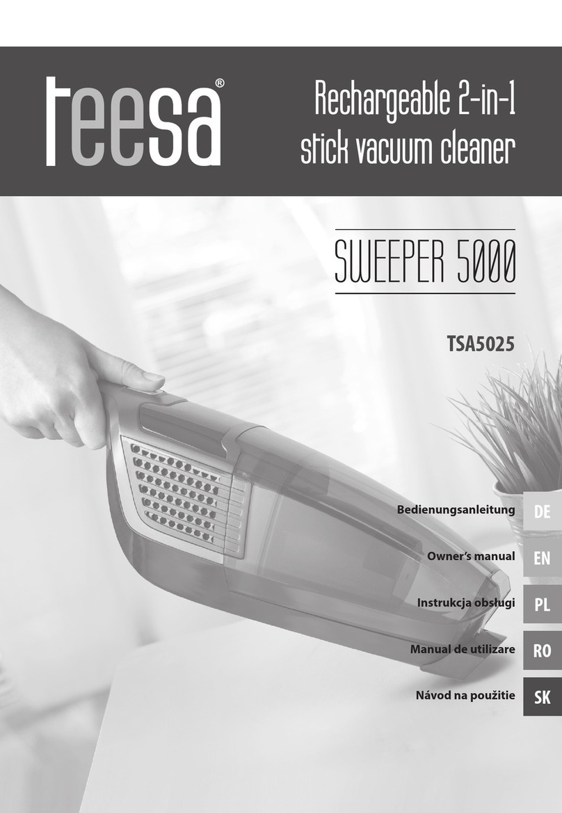 Teesa SWEEPER 5000 Manuel utilisateur