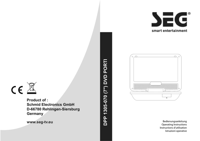 Seg DPP 1305-070 Manuel utilisateur