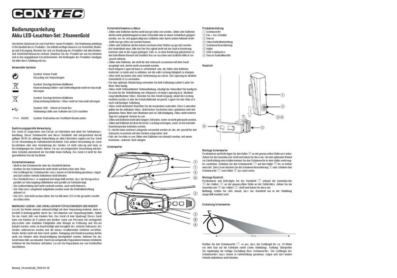 Contec 24sevenGold Manuel utilisateur