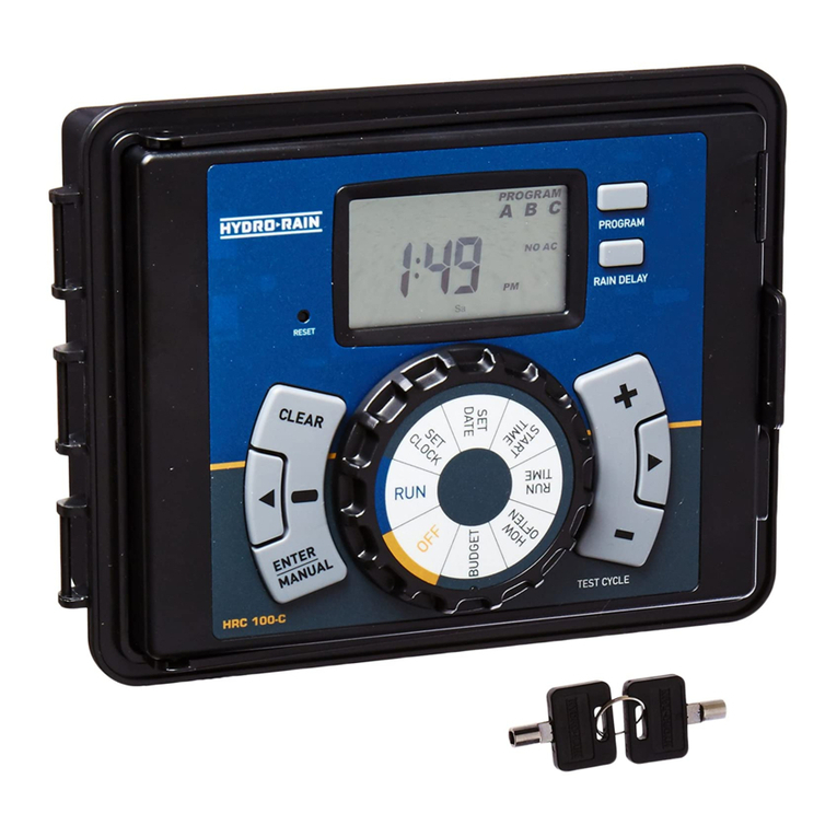 HYDRO-RAIN HRC 100-C Manuel utilisateur