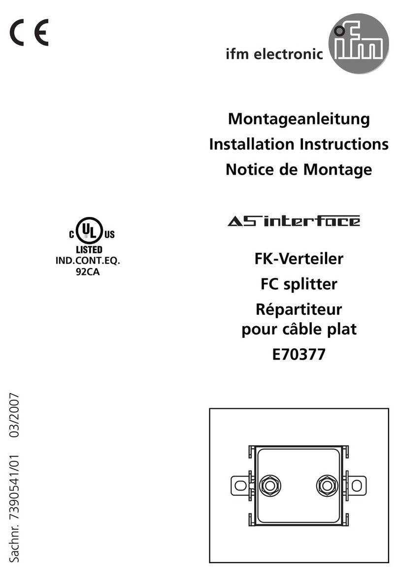 IFM E70377 Manuel utilisateur