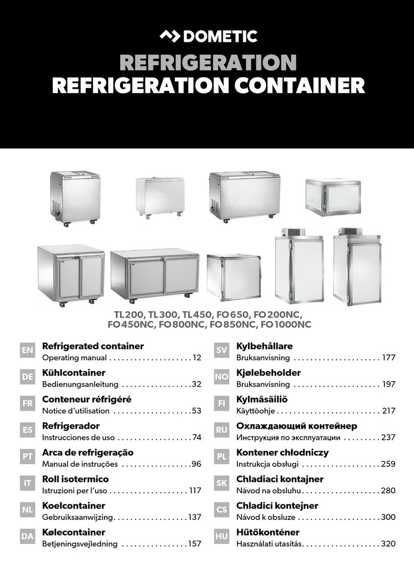 Dometic TL200 Manuel utilisateur