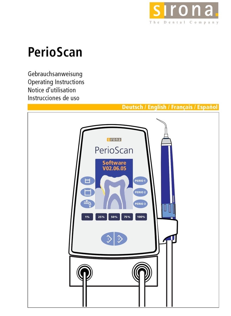 Sirona PerioScan Manuel utilisateur