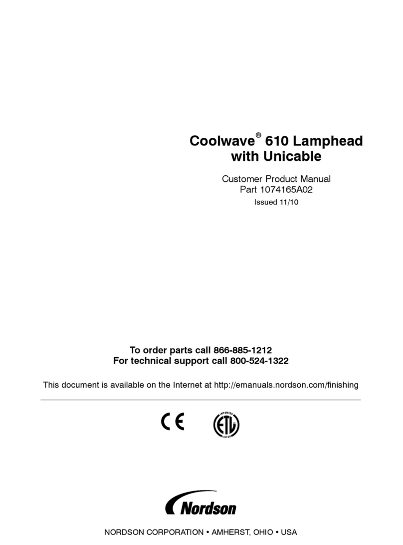 Nordson Coolwave 610 Guide de référence